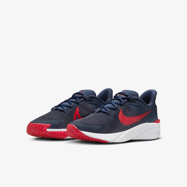 SCARPE NIKE BIMBA BIMBO CON STRAPPO STAR RUNNER 4 SCARPA GINNASTICA GREY RED
