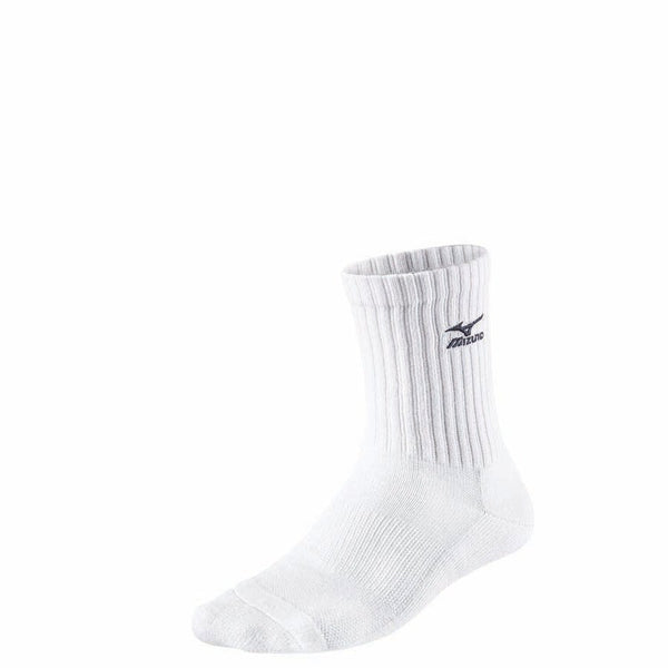 CALZE MIZUNO ANTISCIVOLO PALLAVOLO RUNNING SPORT VOLLEY MID SOCKS CALZA BIANCA