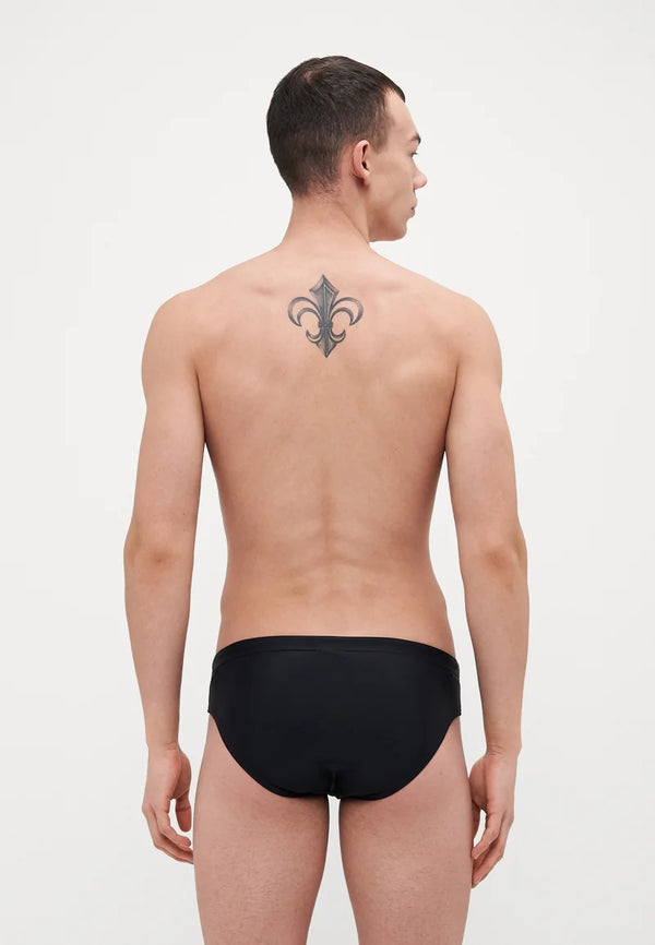 COSTUME SPEEDO UOMO SLIP MEDLEY LOGO SWIM BRIEFS NUOTO PISCINA 7CM BLACK ORANGE BLU