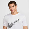 T SHIRT NIKE MAGLIETTA FITNESS UOMO SWOOSH BIANCA