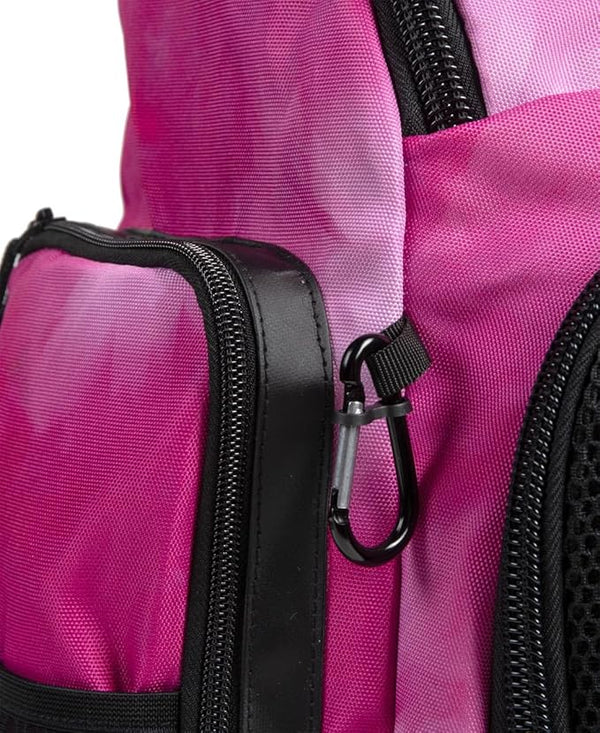 ZAINO ARENA TIE DYE BORSONE PISCINA SPIKY 3 BACKPACK 45L NUOTO UNISEX ROSA