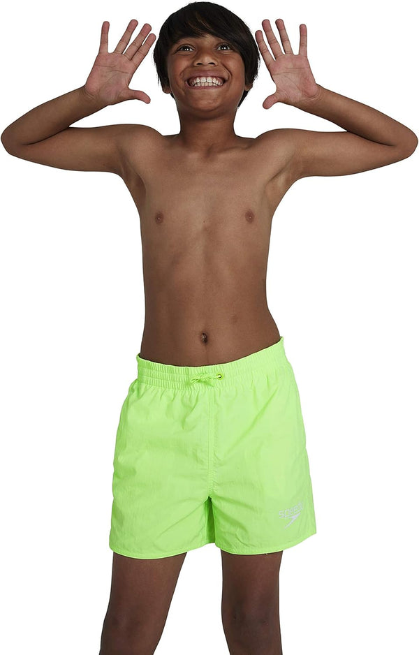 BOXER MARE BAMBINO SPEEDO COSTUME BIMBO ESSENTIALS NUOTO PISCINA BLUE VERDE FLUO