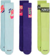 CALZE NIKE TRIPLA CUSHIONED SOCKS CALZA SPORT 3 PAIA COLORATE JUST DO IT