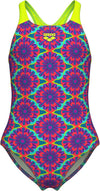 COSTUME BIMBA PISCINA ARENA NUOTO INTERO FANTASIA BAMBINA FLORAL