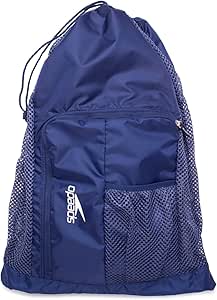 SACCA RETATA SPEEDO BORSA PISCINA BAG PORTA PINNE NUOTO BLU