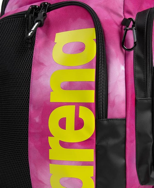 ZAINO ARENA TIE DYE BORSONE PISCINA SPIKY 3 BACKPACK 45L NUOTO UNISEX ROSA