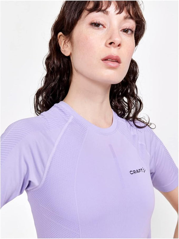 MAGLIA DONNA CRAFT T-SHIRT SPORT CLASSIC LILLA