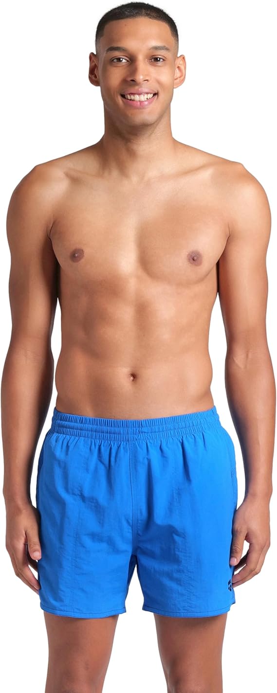 Arena Costume da Bagno Sportivo da Uomo con Logo Grande a Vita Bassa