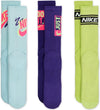 CALZE NIKE TRIPLA CUSHIONED SOCKS CALZA SPORT 3 PAIA COLORATE JUST DO IT