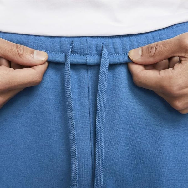 PANTALONE NIKE UOMO TUTA TRAINING JOGGER CLUB FELPATO AZZURRO