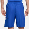 PANTALONE CORTO UOMO SHORT TRAINING NIKE CLUB PALESTRA BLU