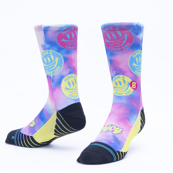 CALZE SCRIMMAGE CROSSFIT SOCKS PADLE BASKET RUNNING FUCSIA RAINBOW