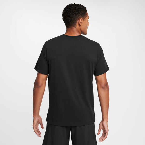 T SHIRT NIKE MAGLIA PALESTRA GYM SPORTSWEAR DRY-FIT UOMO NERA