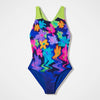 COSTUME BIMBA PISCINA SPEEDO NUOTO INTERO FANTASIA BAMBINA FLOWERS