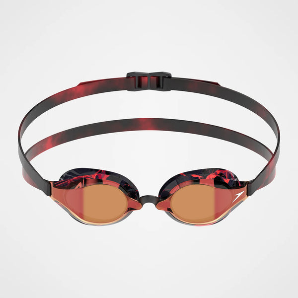 OCCHIALINI FASTSKIN SPEEDSOCKET 2 MIRROR LENTE SPECCHIATA GARA COMPETITION NERO ROSSO LIMITED EDITION