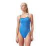 COSTUME DONNA PISCINA SPEEDO NUOTO INTERO SPALLINA STRETTA BLU