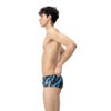 COSTUME SPEEDO UOMO TRUNK NUOTO PISCINA ML PRINTED END+ 13,5 CM NERO VIOLA VERDE