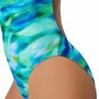 COSTUME DONNA PISCINA SPEEDO NUOTO INTERO SPALLINA STRETTA PRINTED V-BACK 2.0