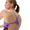 COSTUME DONNA PISCINA SPEEDO NUOTO INTERO SPALLINA STRETTA FL PRINTED TURNBACK AF