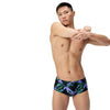 COSTUME SPEEDO UOMO TRUNK NUOTO PISCINA ML PRINTED END+ 13,5 CM NERO VIOLA VERDE