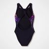 COSTUME DONNA PISCINA SPEEDO NUOTO INTERO FL PLACEMENT PRINTED POWERBACK