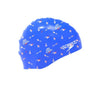 CUFFIA NUOTO SPEEDO PISCINA IN SILICONE DIGITAL PRINTED CAP BLU NUOTATORI