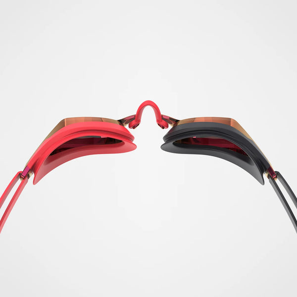 OCCHIALINI FASTSKIN SPEEDSOCKET 2 MIRROR LENTE SPECCHIATA GARA COMPETITION NERO ARANCIO