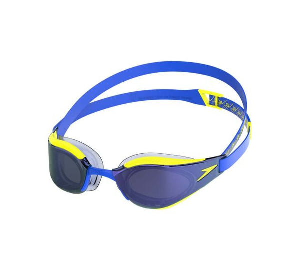 OCCHIALINI FASTSKIN HYPER ELITE SPEEDO GARA COMPETITION GIALLO BLU MIRROR