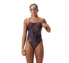 COSTUME DONNA PISCINA SPEEDO NUOTO INTERO SPALLINA STRETTA ALOV DIGI