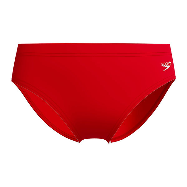 COSTUME BAMBINO LOGO 6.5CM BRIEF SPEEDO PISCINA NUOTO MARE SLIP BIMBO ROSSO