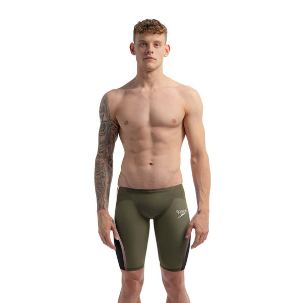 COSTUMONE GARA SPEEDO FASTSKIN INTENT 2.0 JAM AM UOMO PISCINA LZR VERDE/NERO