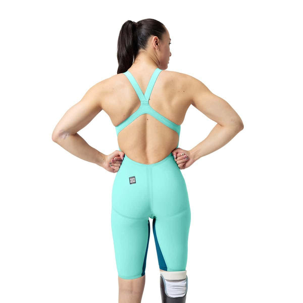 COSTUMONE SPEEDO FASTSKIN LZR VALOR 2.0 COSTUMONI DONNA OPEN BACK LIGHT BLUE