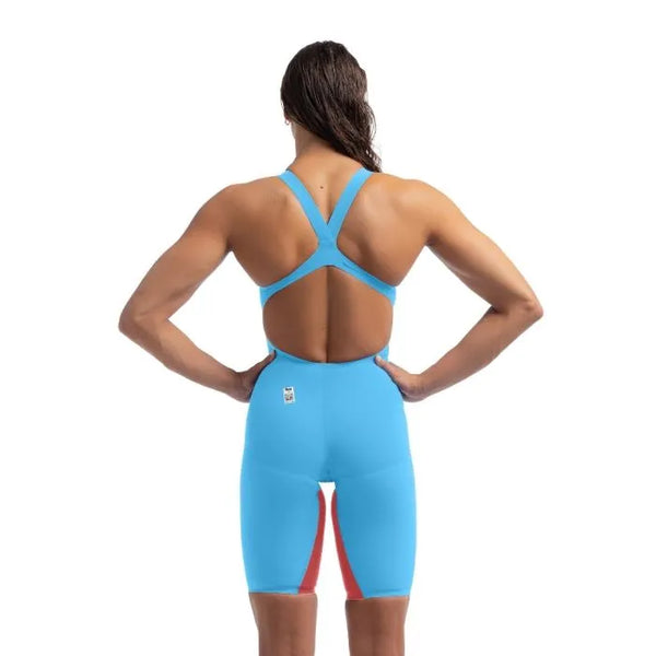 COSTUMONE SPEEDO FASTSKIN LZR VALOR 2.0 COSTUMONI DONNA OPEN BACK AZZURRO