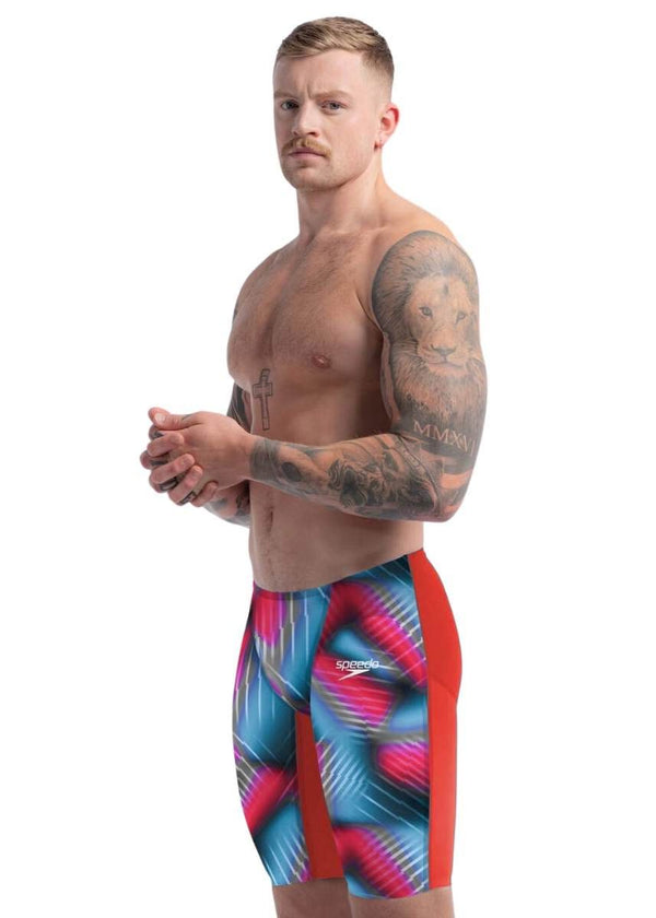 COSTUMONE SPEEDO FASTSKIN LZR PURE VALOR 2.0 UOMO RACE ROSSO