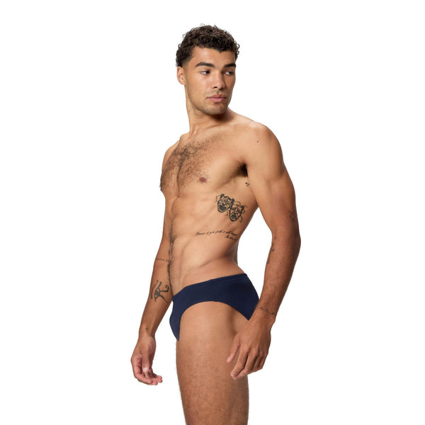 COSTUME SPEEDO SOLID BOOM BRIEF BLACK UOMO SLIP NUOTO PISCINA BLU NAVY