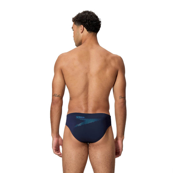 COSTUME SPEEDO SOLID BOOM BRIEF BLACK UOMO SLIP NUOTO PISCINA BLU NAVY