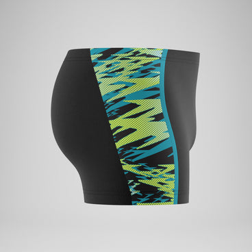 BOXER UOMO SPEEDO COSTUME DA BAGNO ALTO PARIGAMBA AQUASHORT NERO