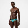 COSTUME SPEEDO UOMO SLIP SWIM PRINTED BRIEFS NUOTO PISCINA 7CM FANTASIA