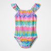 COSTUME BIMBA PISCINA SPEEDO NUOTO INTERO FANTASIA BAMBINA COLORS