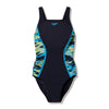 COSTUME DONNA PISCINA SPEEDO NUOTO INTERO BLACK HYPERBOOM NERO
