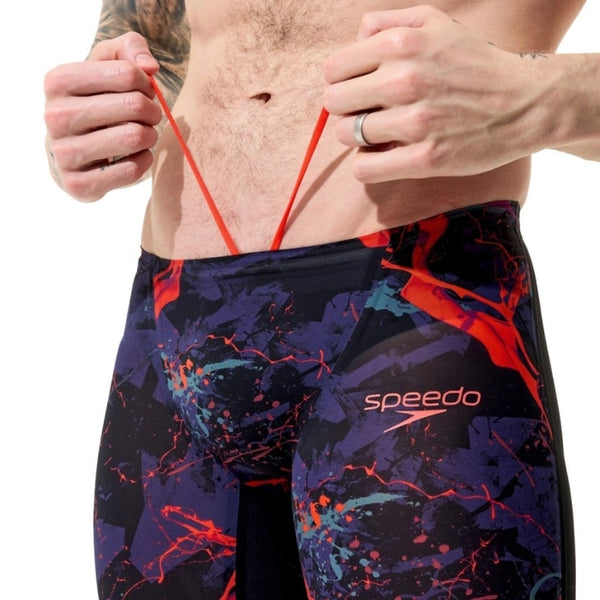 COSTUMONE SPEEDO FASTSKIN LZR PURE VALOR 2.0 UOMO JAMMER BLACK RED