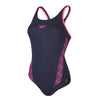 COSTUME DONNA PISCINA SPEEDO NUOTO INTERO FANTASIA BLU FUCSIA