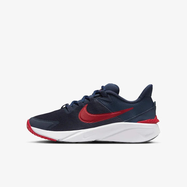 SCARPE NIKE BIMBA BIMBO CON STRAPPO STAR RUNNER 4 SCARPA GINNASTICA GREY RED