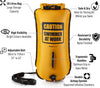 SET BOA ACQUE LIBERE  DRYBAG BUOY CSW 28 LITRI YELLOW GIALLO FLUO
