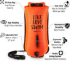 SET BOA ACQUE LIBERE  DRYBAG BUOY CSW 28 LITRI ORANGE ARANCIO