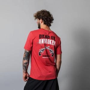 T SHIRT XENIOS USA MAGLIA CROSSFIT UOMO MAN TEE UNBROKEN NERA