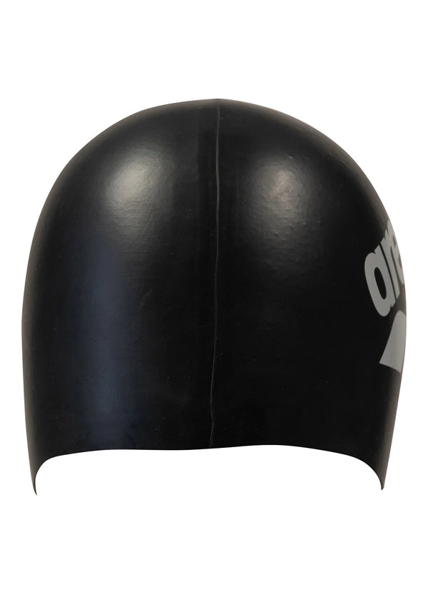 CUFFIA PISCINA ARENA BIG LOGO NUOTO SILICONE SWIM CAP CUFFIE NERA