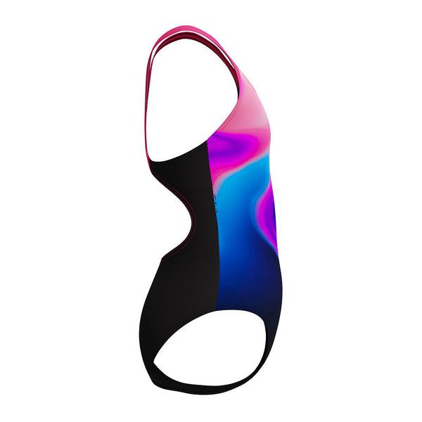 COSTUME BIMBA PISCINA SPEEDO NUOTO INTERO FANTASIA BAMBINA GIRLS PLACEMENT SPLASHBACK PRINT ONE PIECE