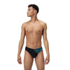 COSTUME SPEEDO UOMO SLIP MEDLEY LOGO SWIM BRIEFS NUOTO PISCINA NERO