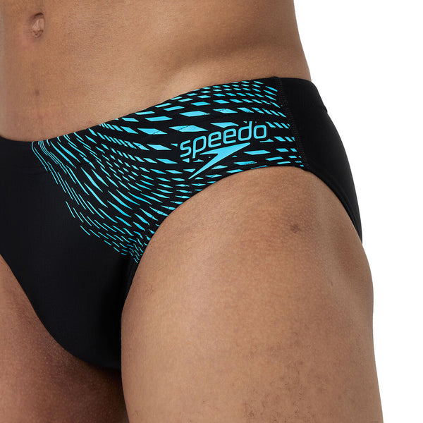 COSTUME SPEEDO UOMO SLIP MEDLEY LOGO SWIM BRIEFS NUOTO PISCINA NERO